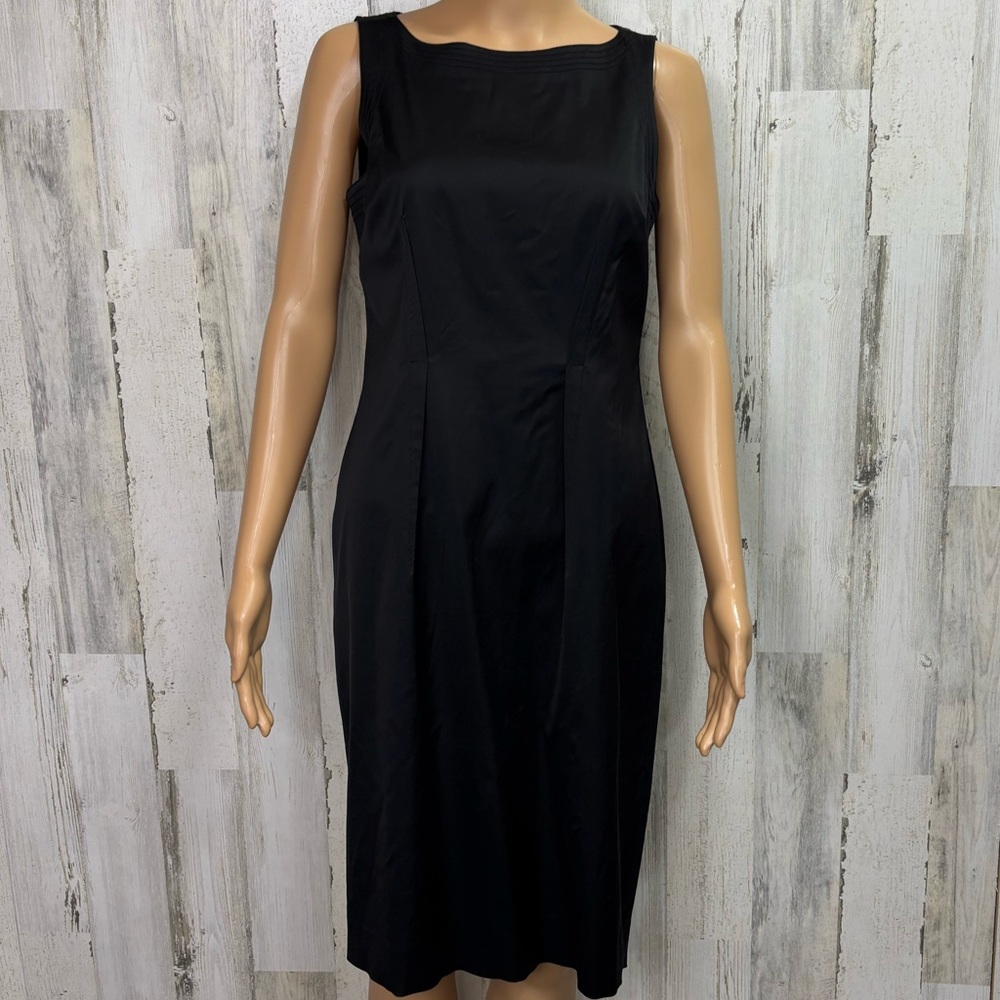 Martin + Osa Classic Black Midi Dress‎